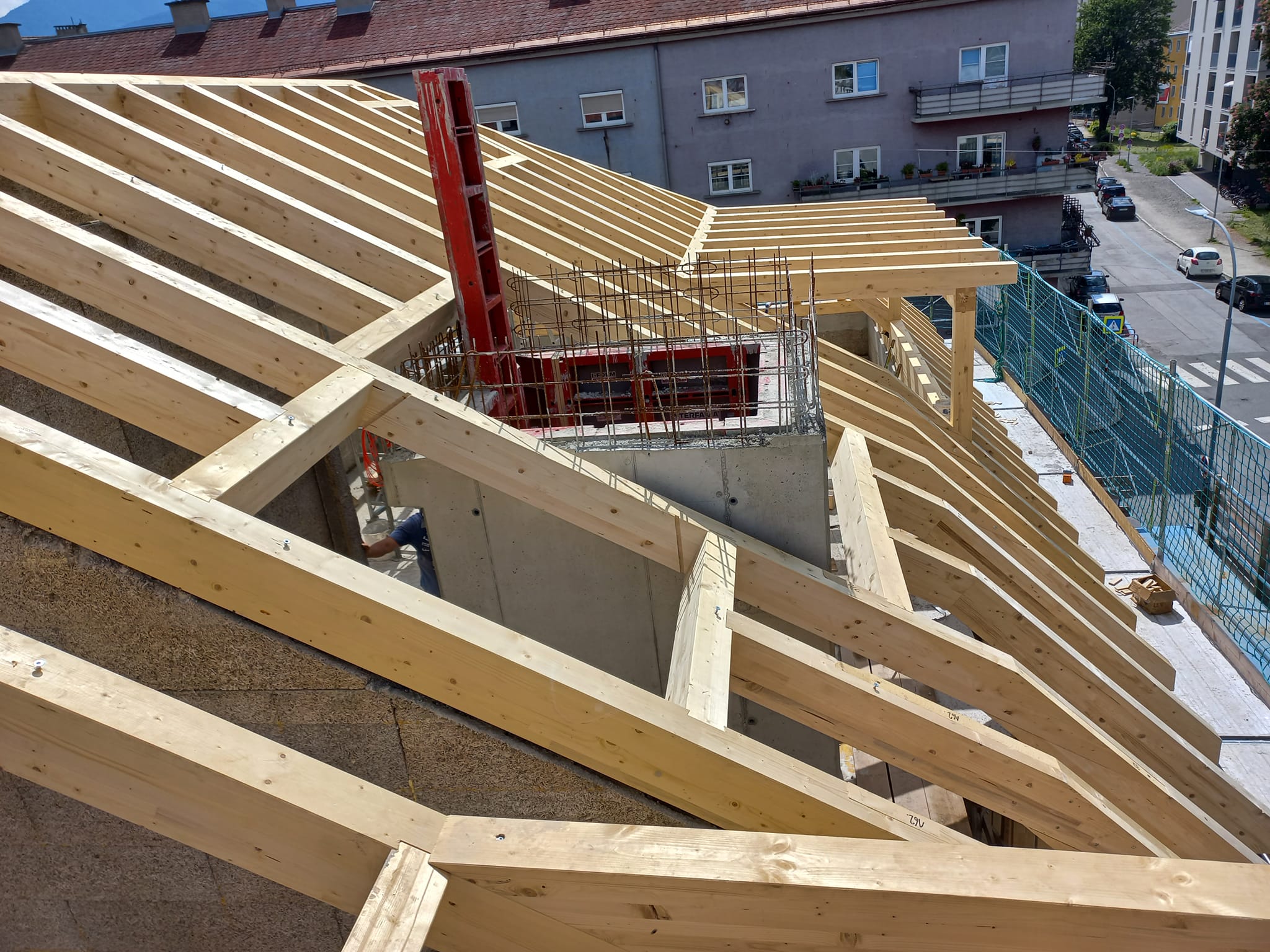 Struttura del tetto 100% legno